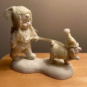 Snow babies dog days of winter figurine